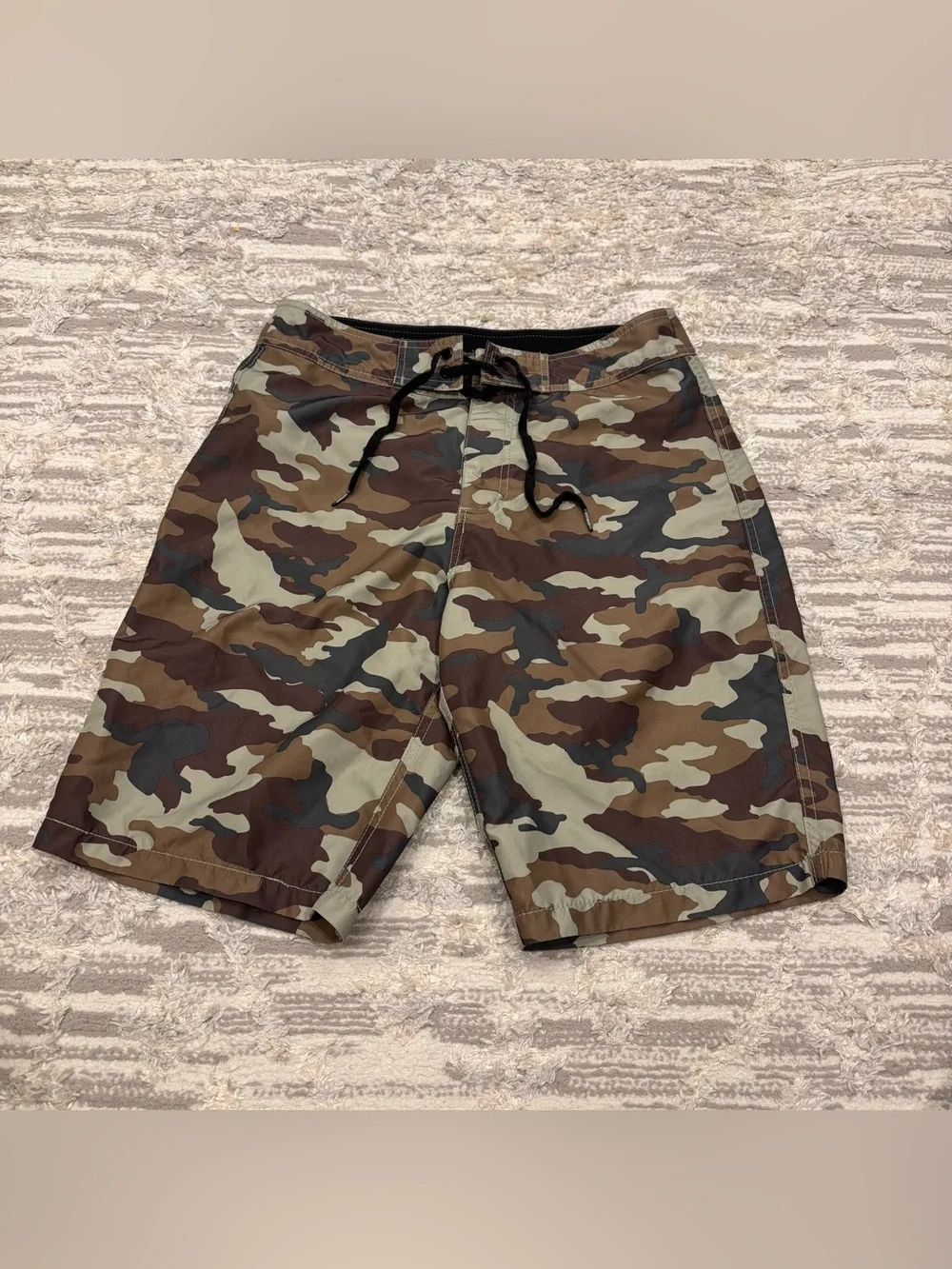 Stüssy Military Camo Board Shorts 10” Men’s 30 Gorp Outdoor Swim Water